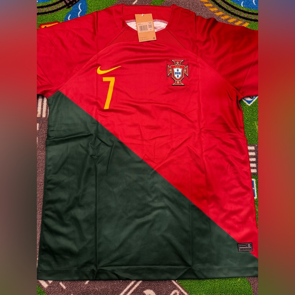 Cristiano Ronaldo Portugal National Team Stadium Home Jersey NWT